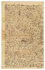 Probated will of Johannes Eldert, 1781