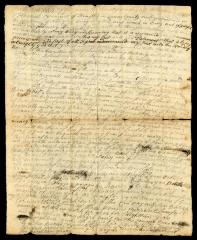 Probated will of Hannah Cornell, 1781