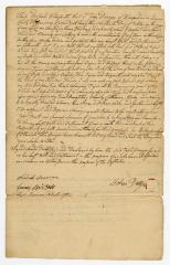 Probated will of John Duryea, 1781