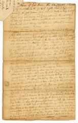 Probated will of Parrot Fleet, 1781