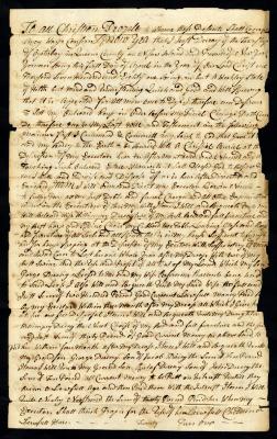 Probated will of Joost Duryea, 1781