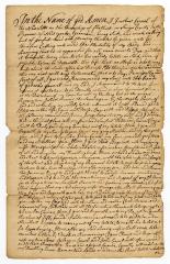 Probated will of Jacobus Cornel, 1781