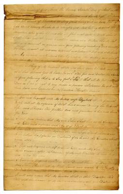 Probated will of Daniel Hewlett, 1781