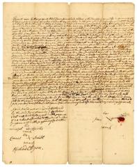 Probated will of Jane Haviland, 1781