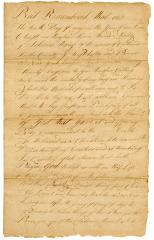 Probated will of Solomon Hains, 1781