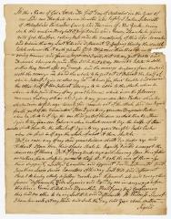 Probated will of Ester Latourrette, 1781