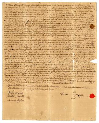 Probated will of Thomas Kellam, 1781