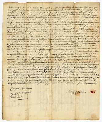 Probated will of Josiah Reyner, 1781