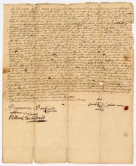 Probated will of Sarah Pine, 1781