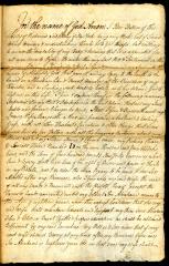Probated will of Peter Poillon, 1781