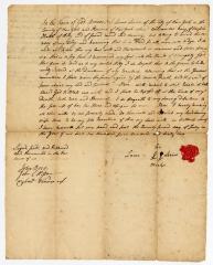Probated will of Lucas Lezier, 1781