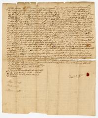 Probated will of Daniel Pine, 1781