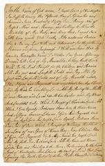 Probated will of Joseph Lewis, 1781