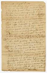Probated will of Jane Moloney, 1781