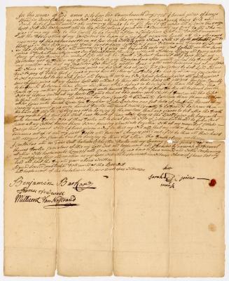 Probated will of Sarah Pine, 1781