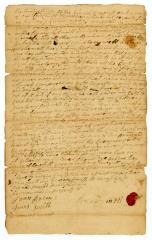 Probated will of Richard Mott, 1781