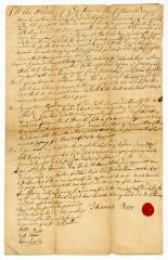 Probated will of Thomas Rose, 1781