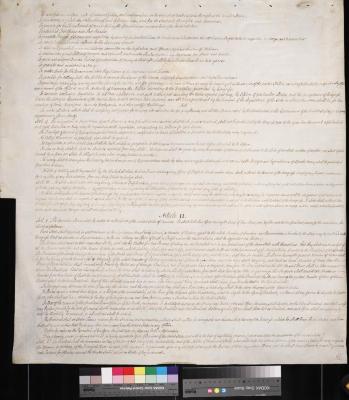 Page 2 of the Engrossed Copy of the United States Constitution, 1788