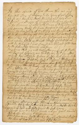 Probated will of Cornelius Stryker, 1781