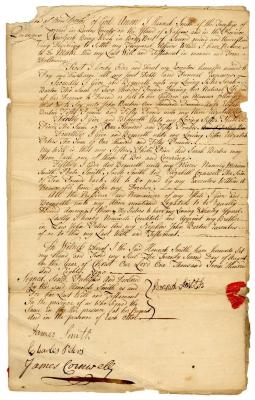 Probated will of Hannah Smith, 1781