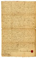 Probated will of Jeremiah Ruland, 1781