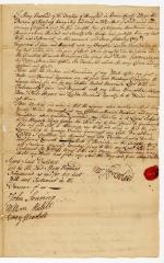 Probated will of Mary Rowland, 1781