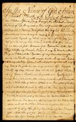 Probated will of Samuel Smith, 1781