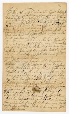 Probated will of Willhalmus Ryder, 1781