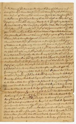 Probated will of William Smith Jr., 1781