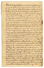 Probated will of John Smith, 1781