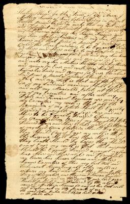 Probated will of Mathias Swame, 1781