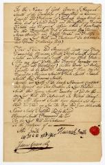 Probated will of Hannah Smith, 1781