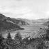 Hakone Lake Surrounded by Volcanic Mountains. Japan