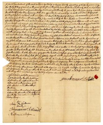 Probated will of Jacob Van Nostrand, 1781