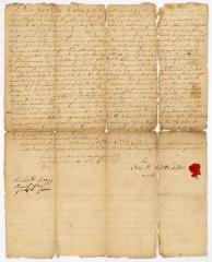 Probated will of Peter Vandewater, 1781