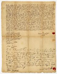 Probated will of Daniel Wright, 1781