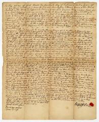 Probated will of Henry Brown, 1782