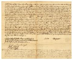 Probated will of John Bragaw, 1782