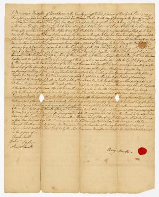 Probated will of Benjamin Brewster, 1782