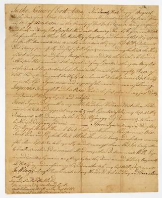 Probated will of Johanes Britt, 1782