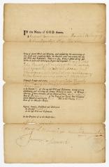 Probated will of Richard Browningham, 1782