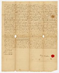 Probated will of Benjamin Brewster, 1782