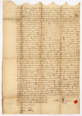 Probated will of Thomas Brown, 1782