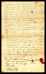 Probated will of Thomas Beadle, 1782