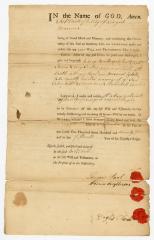 Probated will of Robert Castle, 1782