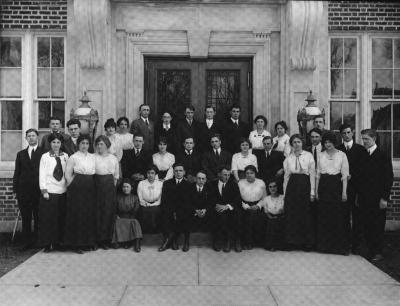 Education. Plattsburgh's First Graduating Class.