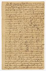 Probated will of Jacob Durye, 1782