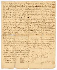 Probated will of John Colyer, 1782