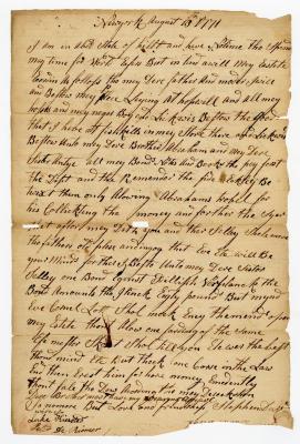 Probated will of Stephen Duryee, 1782