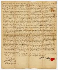 Probated will of Joseph Conkling, 1782